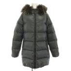 デュベティカ DUVETICA カッパ Kappa ダウンコート アウター フード ラクーンファー 42 グレー D.037/00 /YT レディース