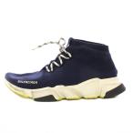 バレンシアガ BALENCIAGA スピードトレーナー スニーカー シューズ 厚底 ストレッチ 28.5cm 紺 ネイビー /BB メンズ