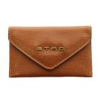  Etro ETRO футляр для карточек футляр для визитных карточек Logo кожа чай Brown /AN18 женский 