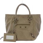ショッピングバレンシアガ バレンシアガ BALENCIAGA ザ サンデー スモールトート トートバッグ ハンドバッグ レザー グレージュ 228750 /KH ■OH レディース