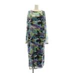 ショッピングVivienne ヴィヴィアンタム VIVIENNE TAM ドラゴンカモフラワンピース シアー ロング シースルー 迷彩柄 長袖 38 マルチカラー 13175142 /YM レディ