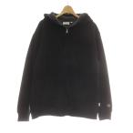  дискус a потертость шик DISCUS ATHLETIC Parker L чёрный черный длинный рукав Zip выше боа обратная сторона ворсистый /AU мужской 