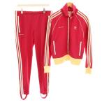 ショッピングトレンカ アディダスオリジナルス ウェールズ ボナー セットアップ トラックジャケット トラックパンツ ウエストゴム ロゴ刺繍 0 ピンク メンズ