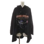  скалярный ScoLar тянуть over Parker длинный рукав M чёрный черный космос рисунок принт /RR женский 