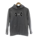  Under Armor UNDER ARMOUR парка XL серый длинный рукав с капюшоном . Logo принт /DU мужской 