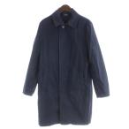  A.P.C. A.P.C. пальто с отложным воротником S темно-синий темно-синий одноцветный постоянный цвет длинный рукав /AP мужской 