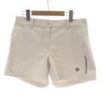  Descente DESCENTE GOLF Golf брюки O белый белый одноцветный короткий Logo принт /AU женский 