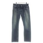  Homme nigodoOMNIGOD Denim джинсы 29 синий голубой цвет .. обработка кнопка fly распорка нога /AP мужской 