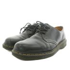  Dr. Martens DR.MARTENS 3 отверстий сапоги мокасины кожа UK8 чёрный черный WY004 /AN26 мужской 