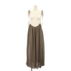  Lois Crayon Lois CRAYON все в одном широкий брюки комбинезон M чай Brown /YM женский 