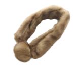  No-brand палантин норка бежевый /YO22 женский 