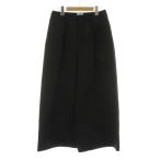 Lanvin LANVIN брюки 38 чёрный черный 1 tuck плиссировать одноцветный /DU женский 