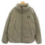 ジーユー GU パデッドスタンドブルゾン メタルギアソリッド 中綿 ジャケット 3XL グレー /☆G メンズ
