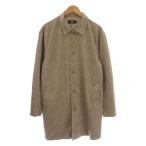  не использовался товар azur bai Moussy AZUL by moussy 22SS пальто с отложным воротником L бежевый в клетку длинный рукав /LP22 мужской 