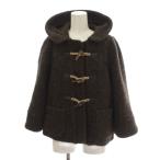  Franche Lippee franche lippee полупальто "даффл коут" M чай цвет Brown капот длинный рукав кривошип кнопка /LP57 женский 