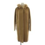  Lounie LOUNIE шерсть do Be с мехом капот пальто пальто шерсть 38 Camel с мехом капот одноцветный длинный рукав 15612248 /DU7 женский 