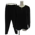  Rope Picnic ROPE Picnic выставить cut and sewn 38 брюки слаксы XS чёрный длинный рукав длинные брюки /GG26 женский 
