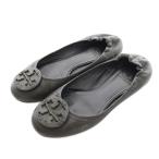  Tory Burch TORY BURCH балетки Flat туфли-лодочки кожа 5.5 чёрный черный 22128520 /YM женский 