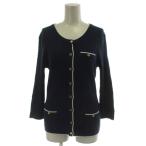  Ran z end LANDS' END ансамбль кардиган вязаный cut and sewn linen.M темно-синий темно-синий /GG женский 