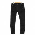  Lee LEE Denim джинсы S чёрный повреждение обработка /JP мужской 