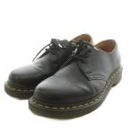  Dr. Martens DR.MARTENS 3 отверстие обувь Loafer кожа UK6 чёрный черный 1461 /AN мужской 
