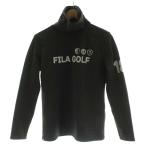  filler FILA GOLF Golf одежда cut and sewn длинный рукав общий рисунок Logo обратная сторона ворсистый LL серый ML4FL501 /GG женский 
