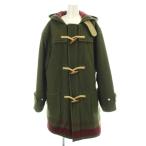 トミーヒルフィガー TOMMY HILFIGER ダッフルコート M 緑 グリーン フード付き トグルボタン 長袖 0586132-5665 /AP メンズ