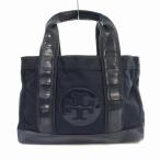 トリーバーチ TORY BURCH エラ ナイロン トートバッグ エナメル ネイビー /☆G レディース