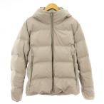 ユニクロ UNIQLO シームレスダウンパーカ 3Dカット 311-449725 ダウンジャケット フード ジップアップ L ライトグレー /KU ■MA