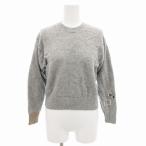 ユニクロ UNIQLO ×anya hindmarch アニヤ ハインドマーチ プレミアムラムクルーネックセーター ニット 長袖 S グレー 251-468868