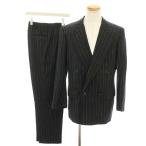  Jun men JUN MEN костюм tailored jacket двойной брюки слаксы полоса рисунок M угольно-серый AAY7562-B #MA мужской 