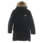 ダントン DANTON ダウンジャケット フード ファー アウター 36 紺 ネイビー 16A-FA-002 /AN25 ■MA メンズ