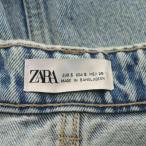 ショッピングzara ザラ ZARA タイトスカート デニムスカート ミモレ ロング S 水色 ライトブルー /AN47 ■MA レディース