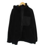 ユニクロ UNIQLO White Mountaineering フリースフルジップパーカ ジャケット ジップアップ 4XL 黒 341-463350 /BM ■MA メンズ
