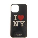  Kate Spade KATE SPADE смартфон кейс iPhone кейс iPhone12 для iPhone12Pro для Logo чёрный черный /AN52 #MA женский 