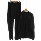  Nike NIKE спортивная одежда верх и низ в комплекте джерси tops S низ M чёрный черный длинный рукав Zip выше одноцветный /GG #MA мужской 