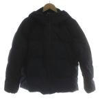  Uniqlo UNIQLO пуховик верхняя одежда L темно-синий темно-синий с капюшоном . длинный рукав одноцветный /GG #MA мужской 