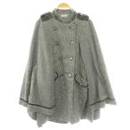  axes femme axes femme тысяч птица рисунок двойной кнопка накидка пальто F белый белый чёрный черный /SS #OS #MA женский 