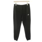  New balance NEW BALANCE брюки-джоггеры легкий джерси M чёрный черный Logo вышивка /HN #KC женский 