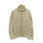  Uniqlo UNIQLO пуховик Zip выше нейлон L серый /ES #MA мужской 