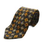  Ermenegildo Zegna Ermenegildo Zegna широкий галстук галстук общий рисунок шелк шелк желтый желтый темно-синий темно-синий /AN #MA мужской 