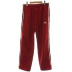  Adidas adidas джерси легкий брюки длинные брюки Logo боковой линия L красный красный /GG #MA мужской 