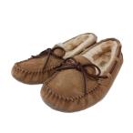  UGG Австралия UGG australia мокасины лента боа 22.0cm бежевый /AN #MA женский 