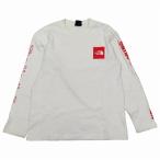 ザノースフェイス THE NORTH FACE ロングスリーブ グラフィック プリント Tシャツ 長袖 クルーネック カットソー L 白  NT32042/8 メンズ