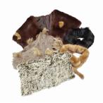  No-brand 5 позиций комплект продажа комплектом пелерина натуральный мех muffler шаль шарф снуд мех Brown черный /3 женский 
