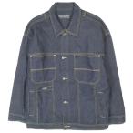 90s 00s Vintage PELLE PELLE by MARC BUCHANAN ペレペレ マーク ブキャナン デニムジャケット ワーク カバーオール ブルゾン XLインディゴ