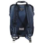 プラダ PRADA バックパック リュックサック デイパック テスートナイロン 三角 ロゴ プレート トライアングルロゴ V135 ネイビー