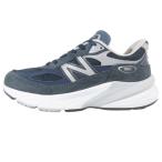 ニューバランス NEW BALANCE USA製 W990V6 スニーカー ランニング シューズ スエード メッシュ 靴 サイズUS7 24cm ネイビー レディース