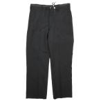 21SS マルニ MARNI ドローコード スラックス コットン ボタンフライ センタープリーツ パンツ PUMU0110A0 ボトムス 黒 ブラック 48 メンズ