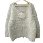 未使用品 オールドジョー OLDJOE タグ付 23AW HAND COWCHAIN SWEATER カウチンセーター ニット ジップアップ タッセル 232OJ-KN01 38 約M